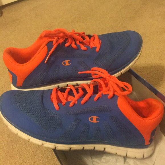 champion shoes blue and red